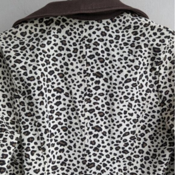 Moon River leopard print long coat - Picture 9 of 10
